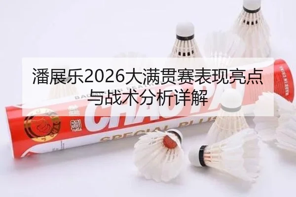 潘展乐2026大满贯赛表现亮点与战术分析详解